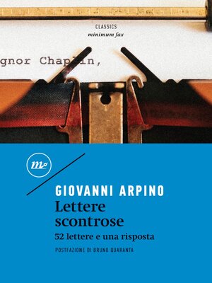cover image of Lettere scontrose